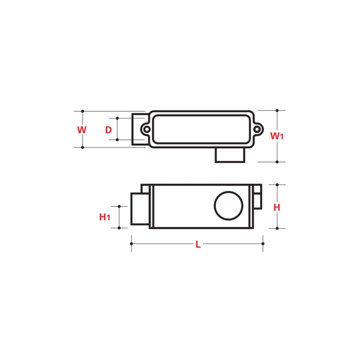 Fiberglass TYPE LL Conduit Bodies (ID) for Electrical Systems | Utility Pipe Supply