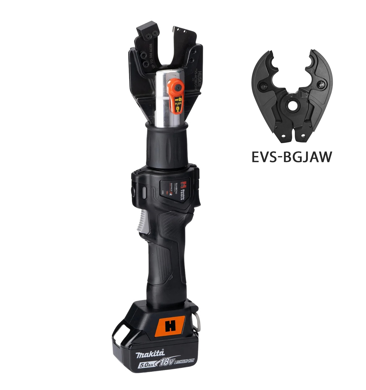 SLA 6 TON INLINE CRIMPING & CUTTING TOOL WITH INTERCHANGEABLE JAWS | FITS MAKITA | Utility Pipe Supply