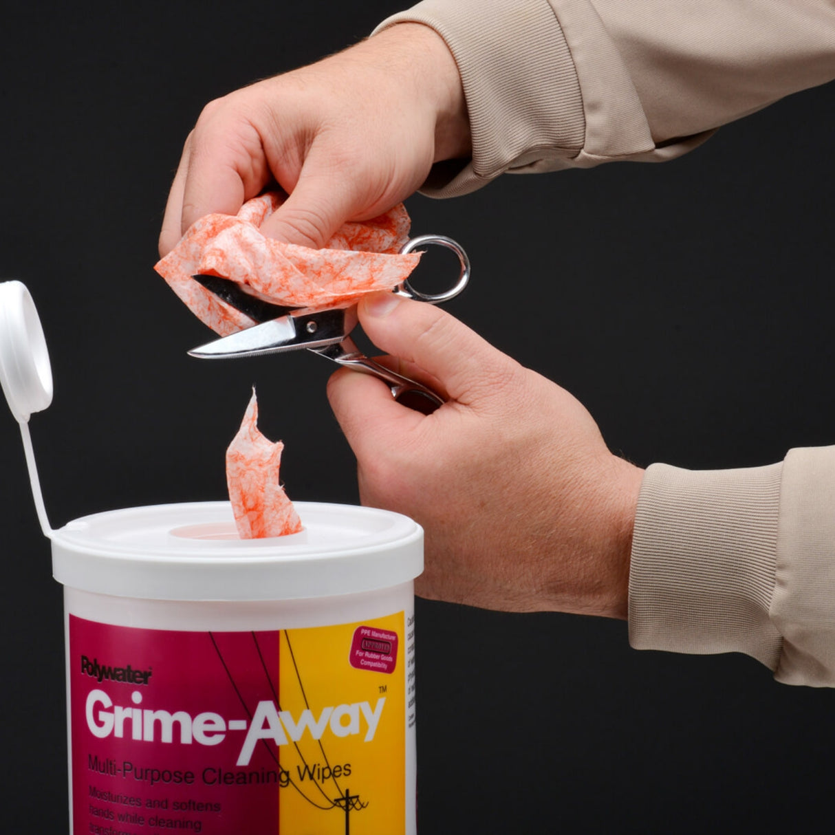 Polywater Grime-Away Cleaning Wipes | Utility Pipe Supply