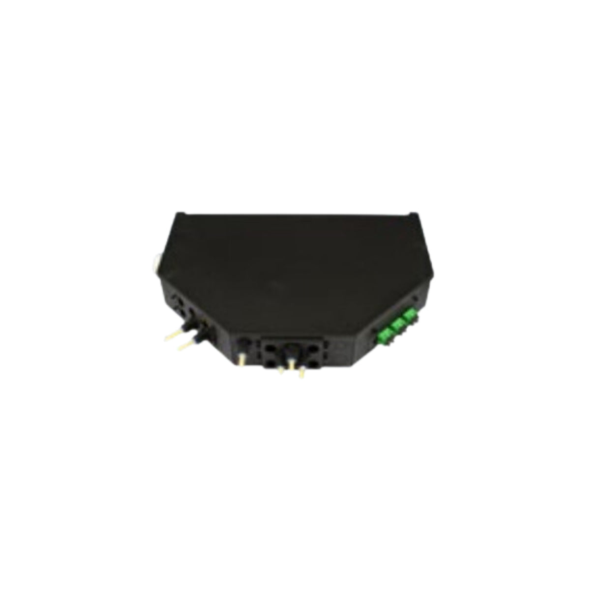MDS Enclosure angled view showing 2.50 inch cable entry ports and L-type plate slots | Utility Pipe Supply
