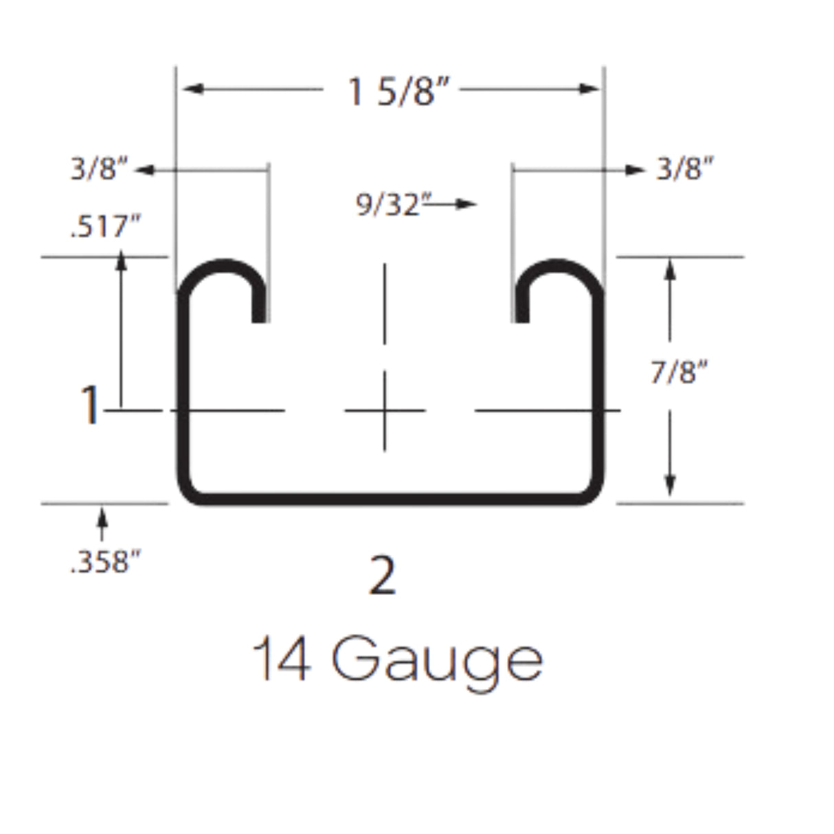 Stainless Steel 1 5/8" x 7/8" Slotted Strut | Utility Pipe Supply