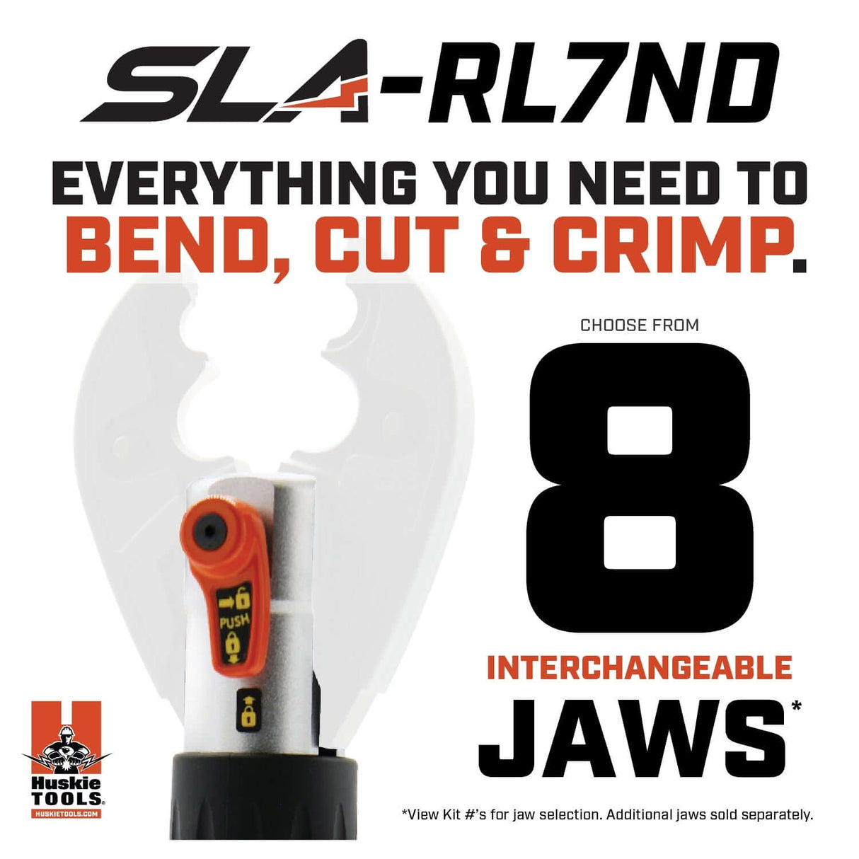 SLA 6 TON INLINE CRIMPING & CUTTING TOOL WITH INTERCHANGEABLE JAWS | MILWAUKEE | Utility Pipe Supply