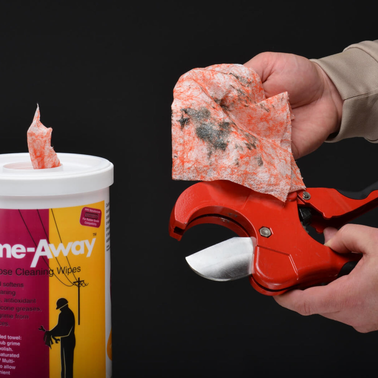 Polywater Grime-Away Cleaning Wipes | Utility Pipe Supply
