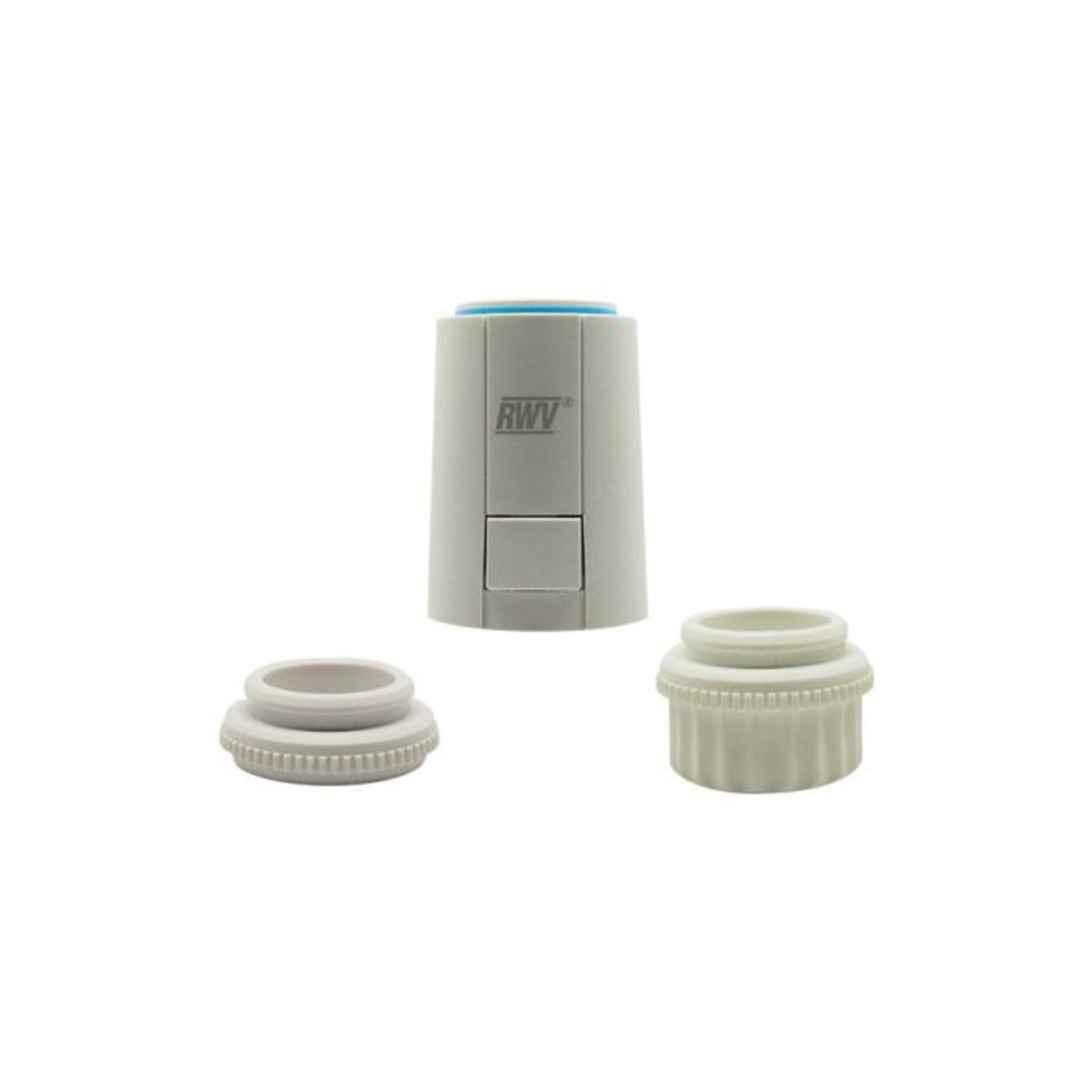 Terminal balancing valve 9527AB series with FNPT connections, featuring a compact design and two interchangeable fittings.