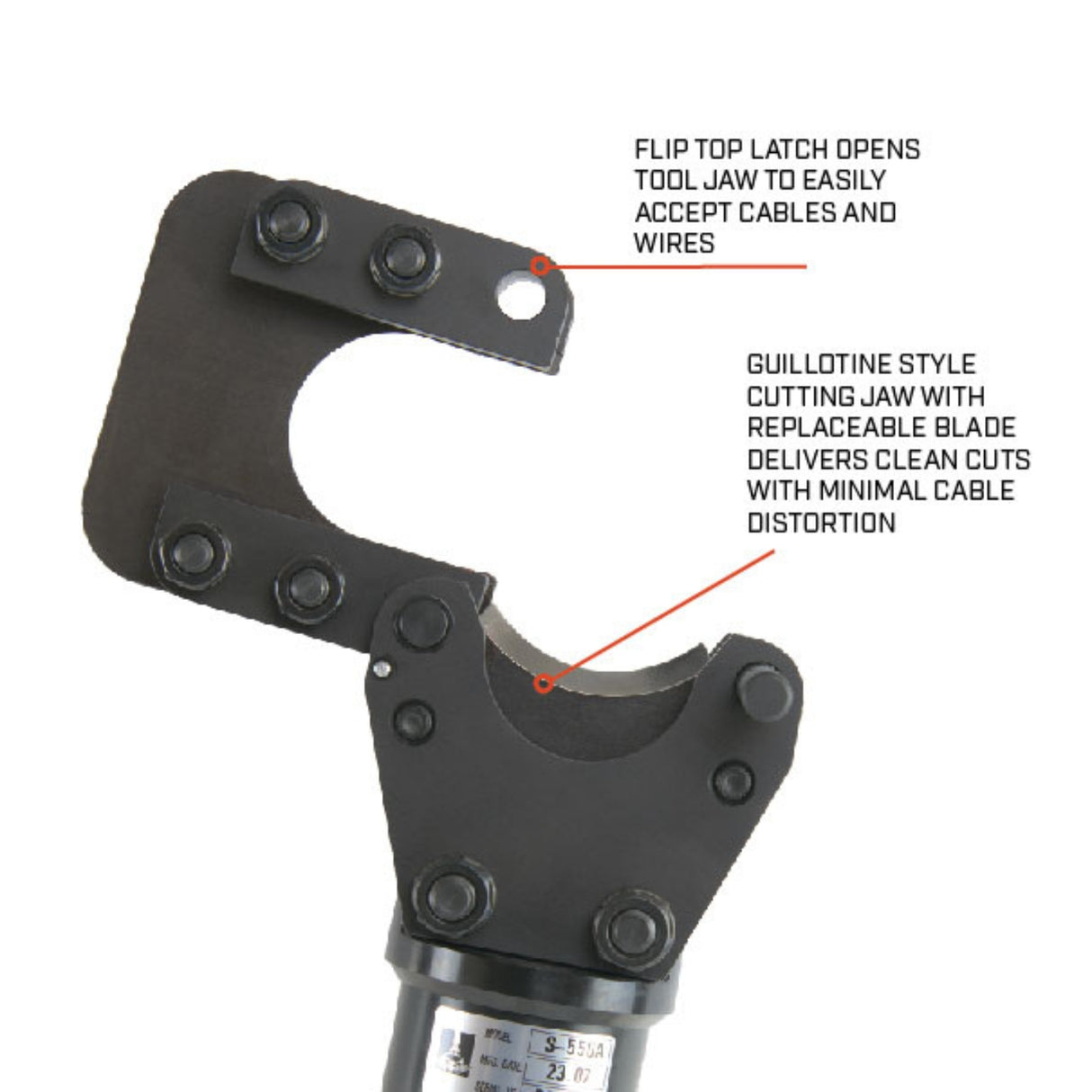 55mm Manual Hydraulic Cutter (ACSR) | Utility Pipe Supply