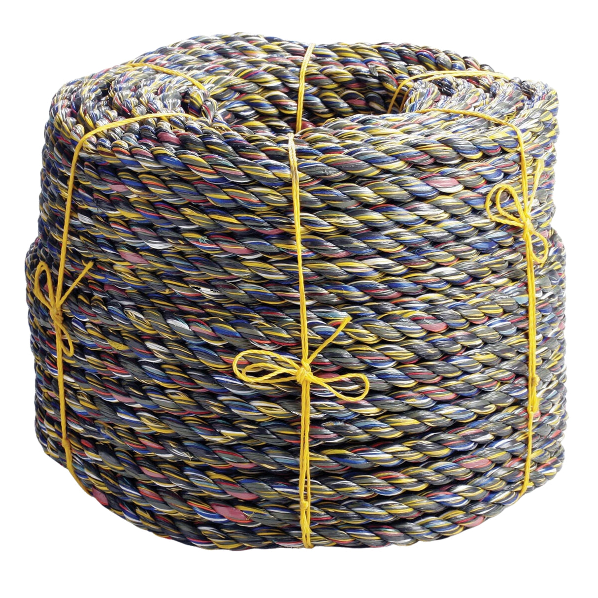 3-Strand Twisted Poly Rope – Random Fiber Leaving Line, 600 ft | Utility Pipe Supply