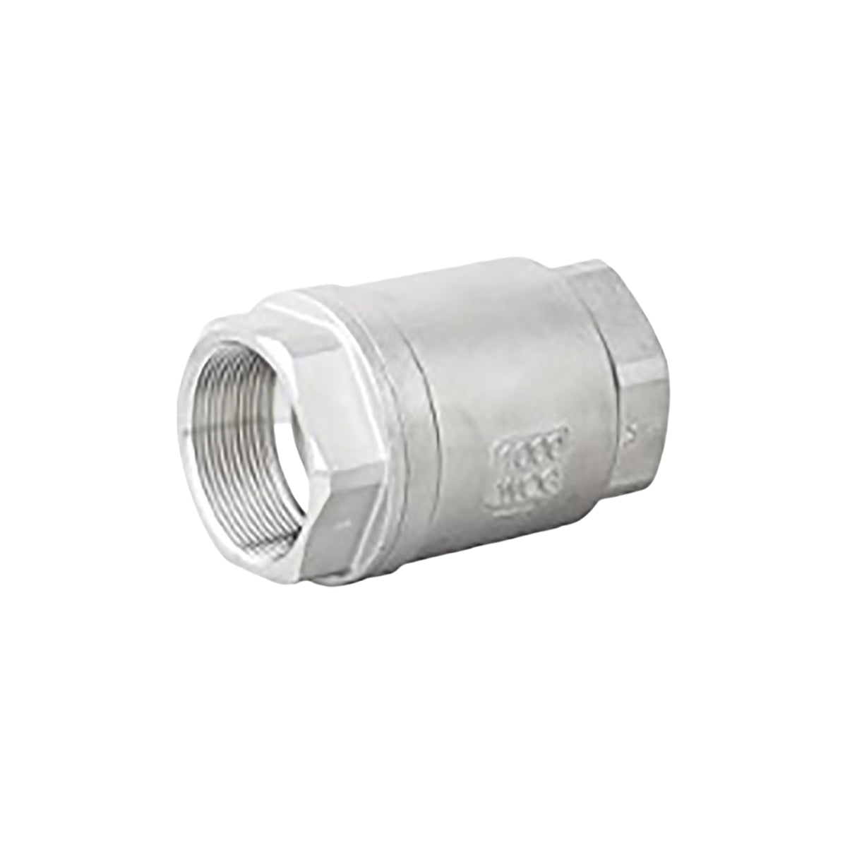 Stainless steel in-line check valve 885 series with FNPT connections for reliable fluid flow control.