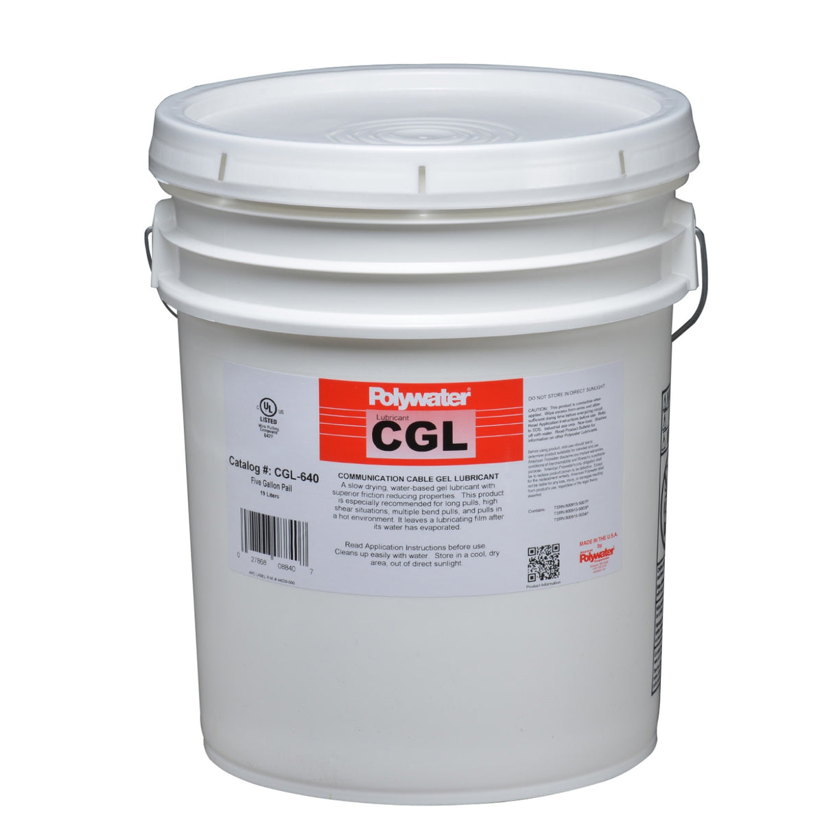 Polywater CGL Cable Pulling Gel Lubricant – High-Performance, Low-Friction Formula | Utility Pipe Supply