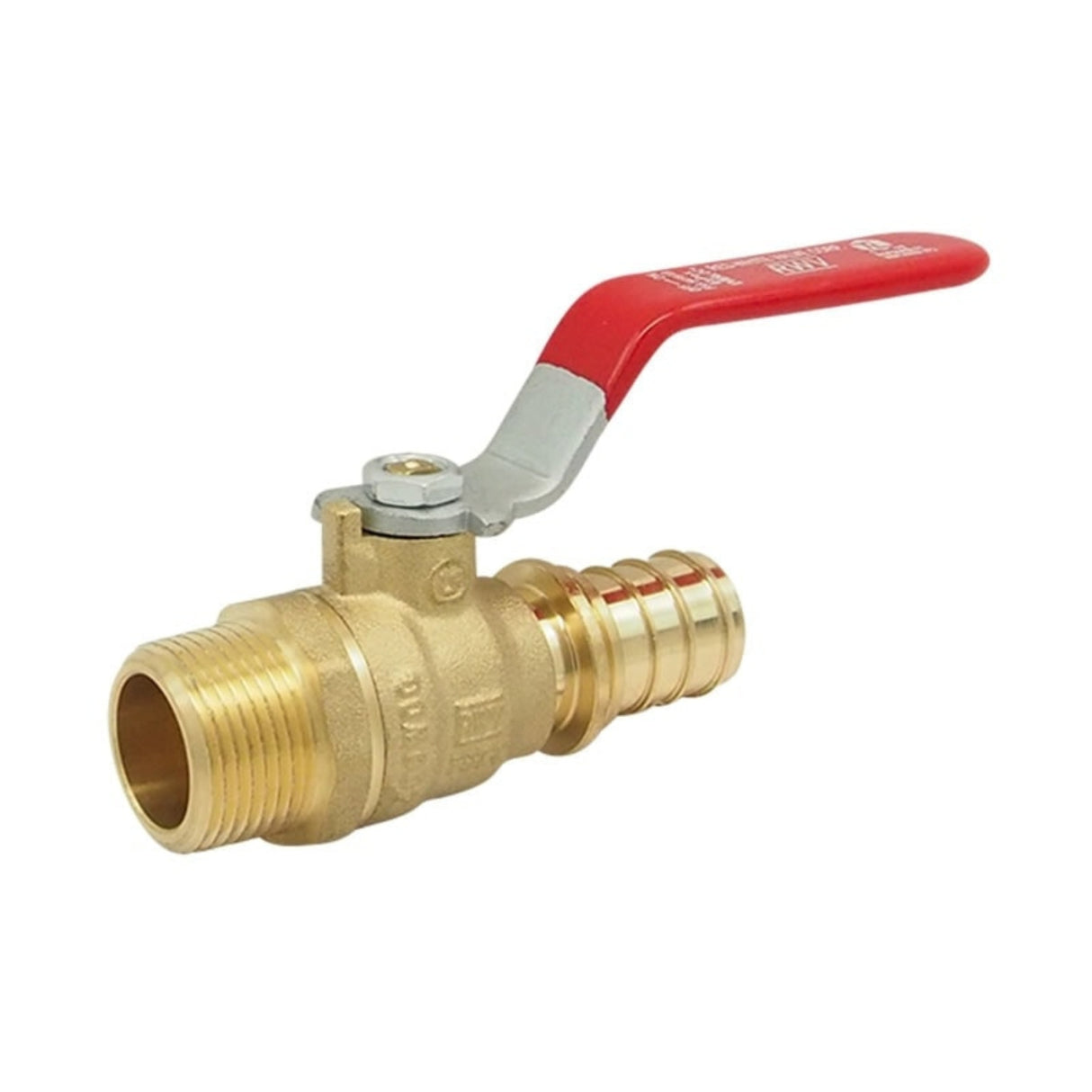 PEX ball valve from the 5418AB Series featuring EVERLOC+ connection and MNPT threading for reliable plumbing applications.