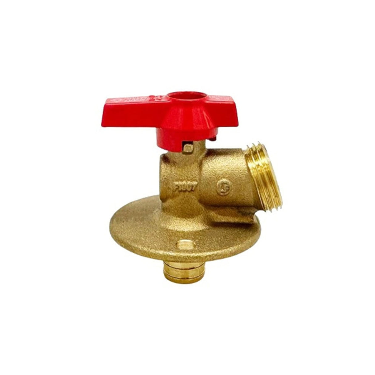 RW-516ABF LF PEX Ball Valve Boiler Drain with Flange | Utility Pipe Supply