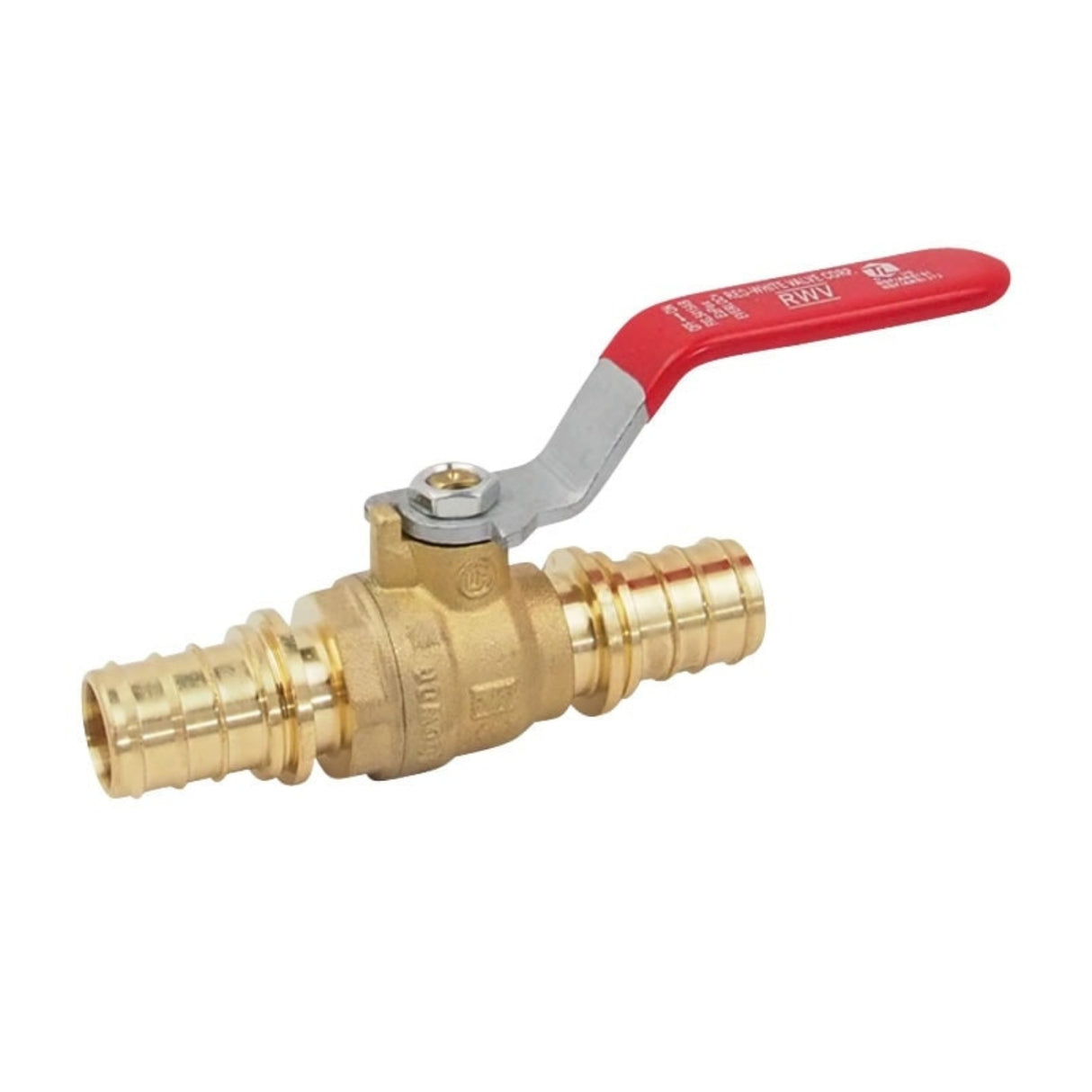 Hydronic ball valve from the 5415AB Series featuring EVERLOC+ connections for efficient water flow control.
