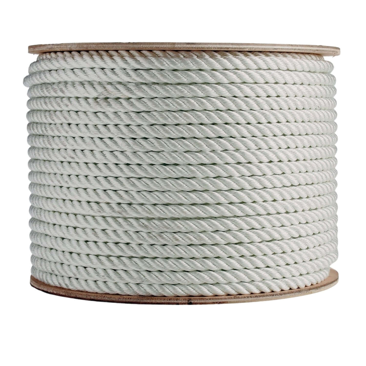 3 Strand Twisted White Polyester Rope | Utility Pipe Supply