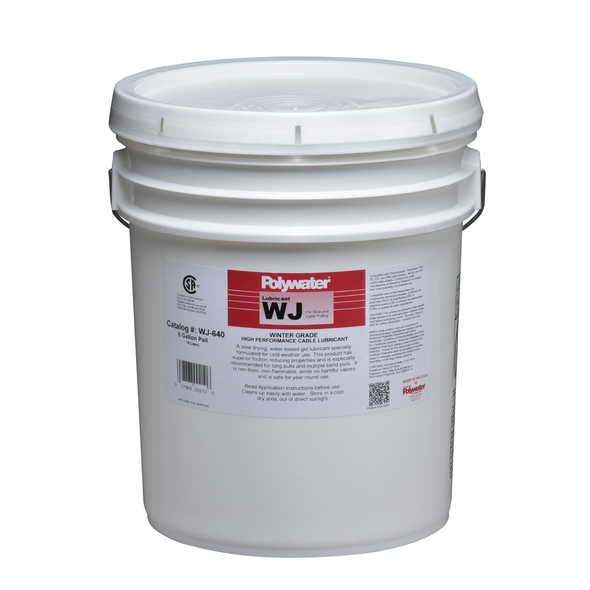 Polywater WJ Lubricant | Winter Grade | Utility Pipe Supply