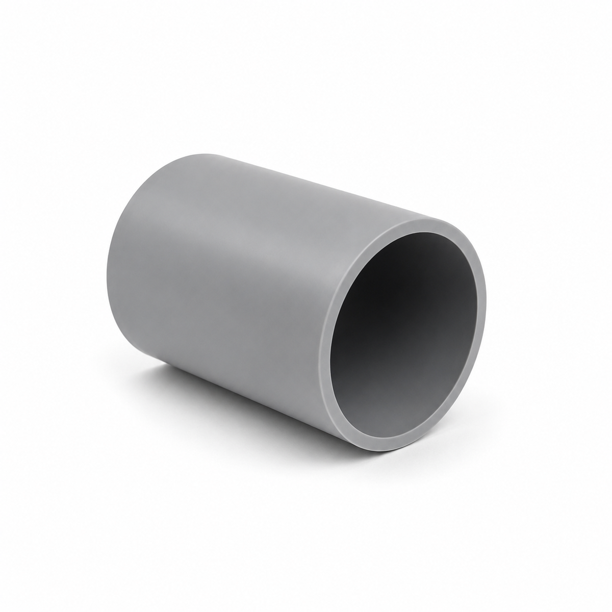 Schedule 40 & 80 PVC standard coupling, gray