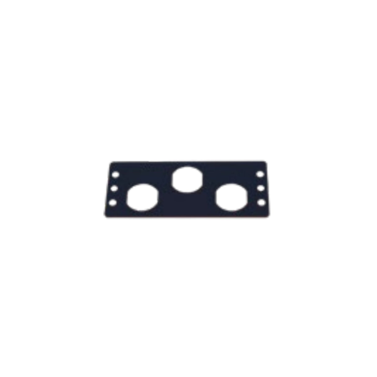MDS L-type bulkhead plate, 3 position 12.7mm, 2-slot, Dura-Line 20003850