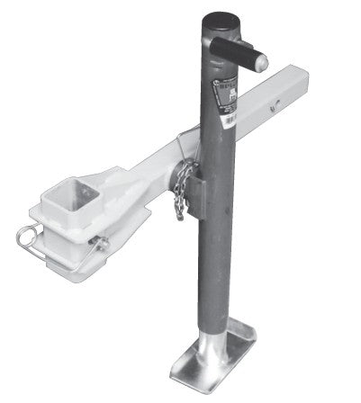 Adjustable fiber optic cable puller hitch mount designed for efficient underground utility installation.