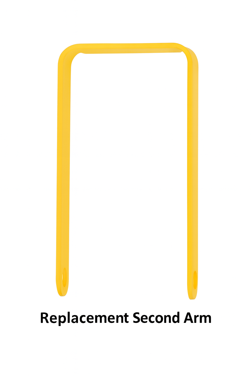 Heavy duty hanger sheave replacement second arm in yellow, designed for optimal alignment and durability.