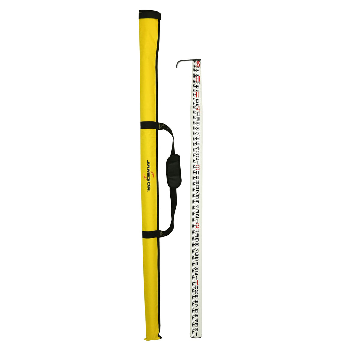 Jameson TP-125N 25 ft oval telescoping measuring pole with carrying bag and removable hook