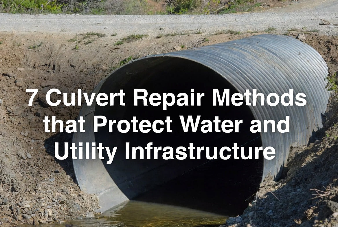 7 Culvert Repair Methods that Protect Water and Utility Infrastructure
