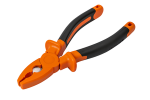Insulated universal pliers with ergonomic handles, designed for linemen and available in composite options.