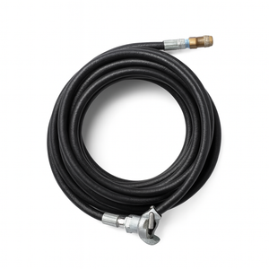 M17 air compressor air hose with connectors, designed for efficient air supply in utility applications.