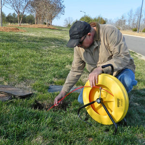 Jameson Little Buddy Fish Tape | 3/16" Fiberglass Rod | 150'–300' Conduit