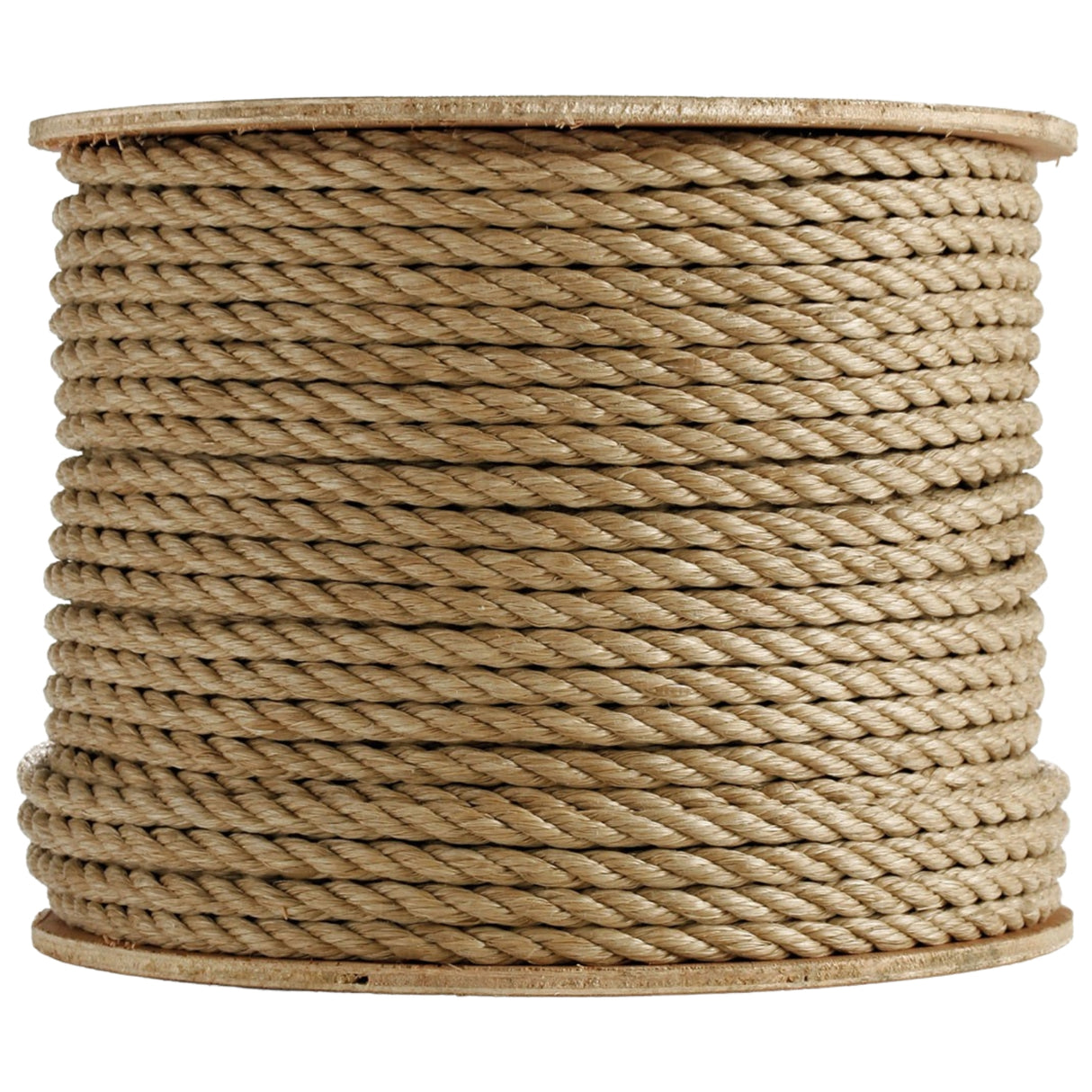 1-1/4" - 3 Strand Twisted Tan/Manila Polypropylene Rope