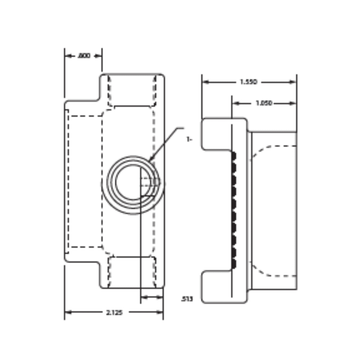 Stainless Steel GUAX Hazardous Location Outlet Boxes