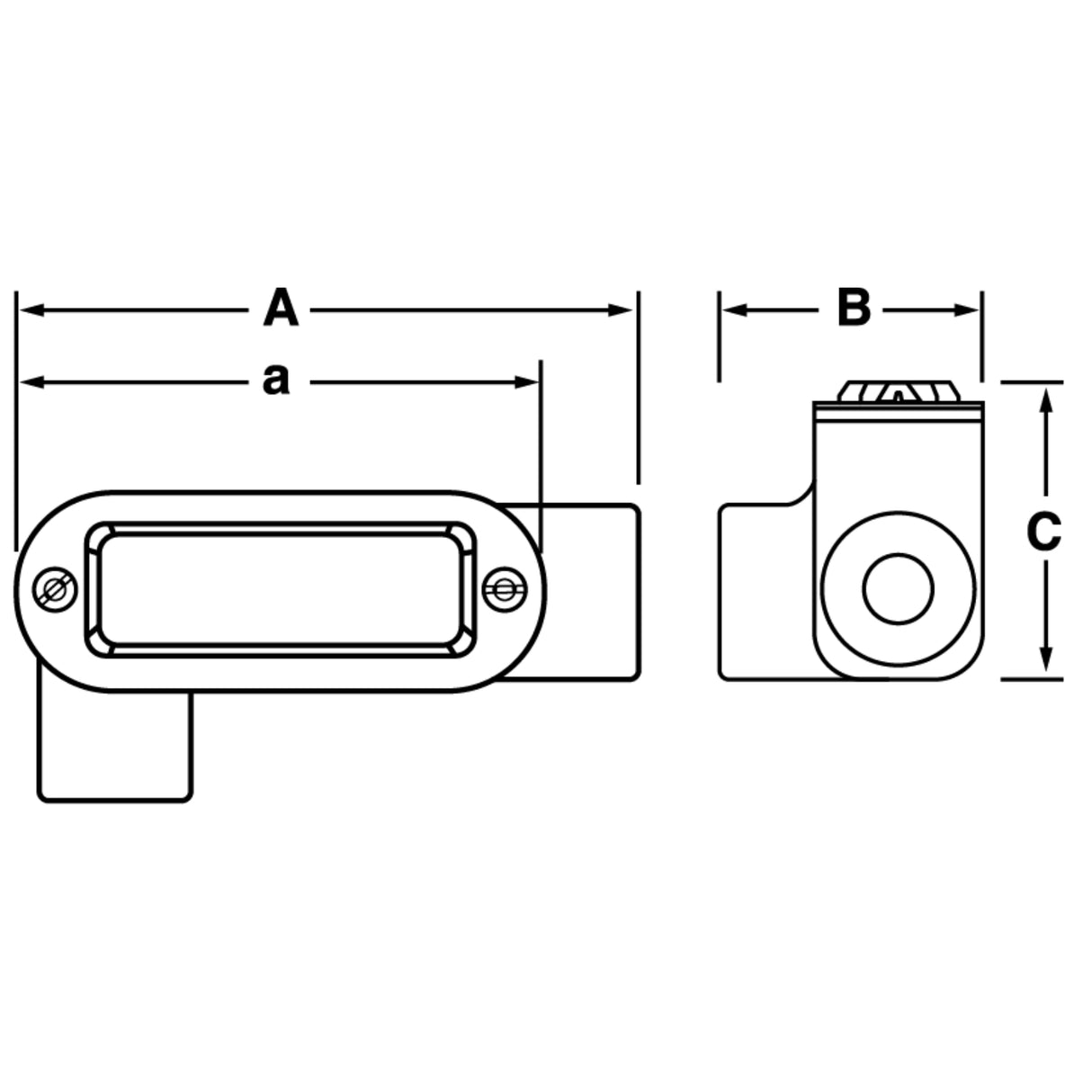 8 Stainless Steel Conduit Bodies - LR