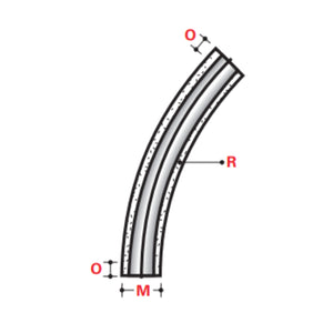 XW 45° x 48" STANDARD RADIUS ELBOWS - ABOVE GROUND