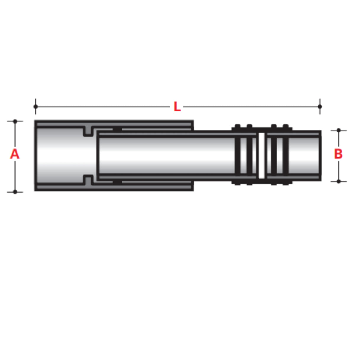 ALIGNMENT / EXPANSION FITTING WITH O-RING -  BELOW GROUND