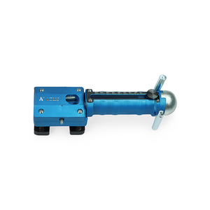 Low voltage cable preparation tool for cables 0.4 to 2.0 inches in diameter, featuring an adjustable handle and cutting mechanism.