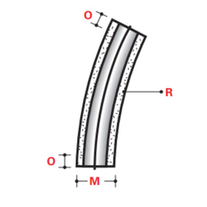 XW 30° x 24" STANDARD RADIUS ELBOWS -  ABOVE GROUND