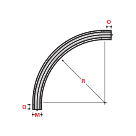 ID 90° x 48" Standard Radius Elbows - ABOVE GROUND