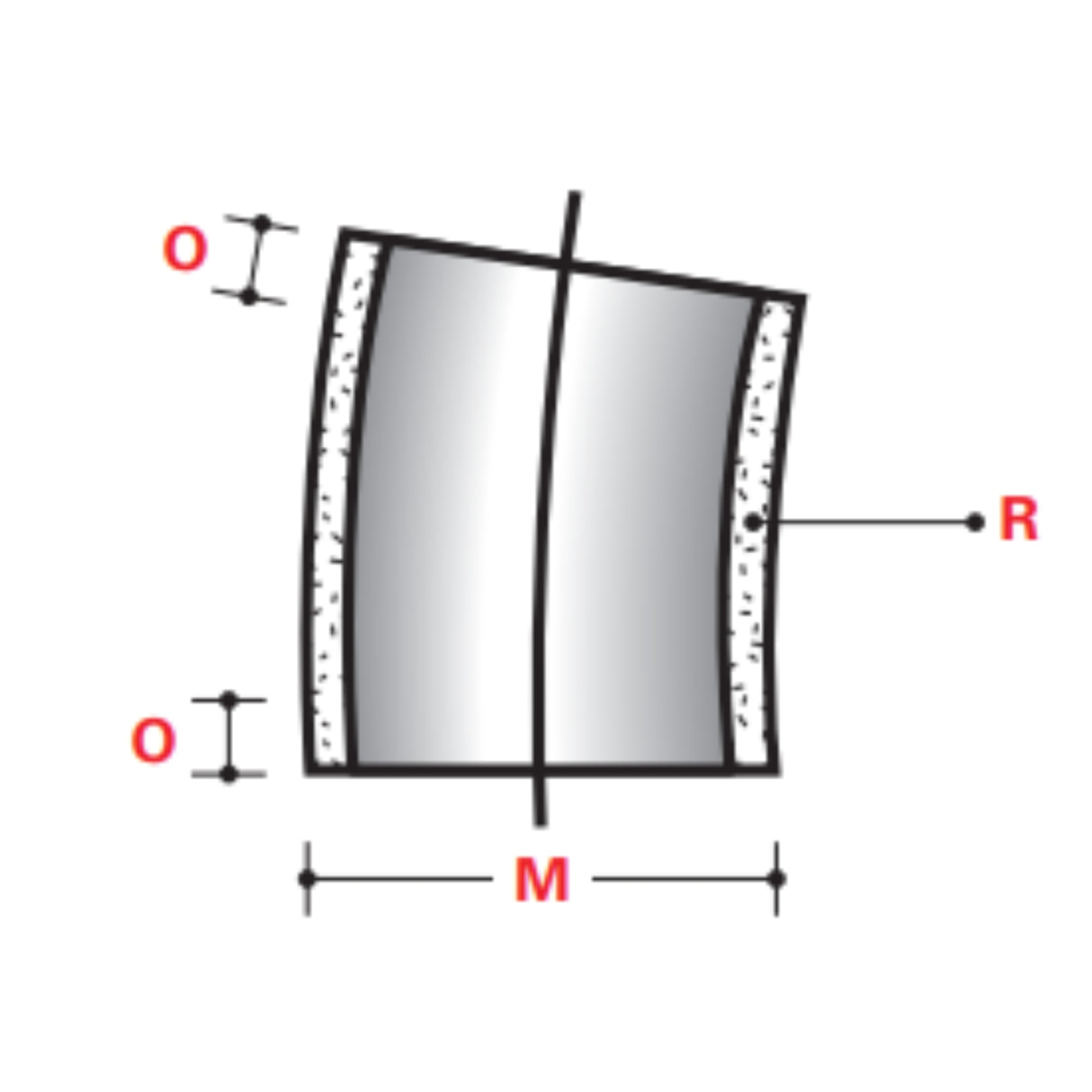 XW 11-1/4° STANDARD RADIUS ELBOWS - BELOW GROUND