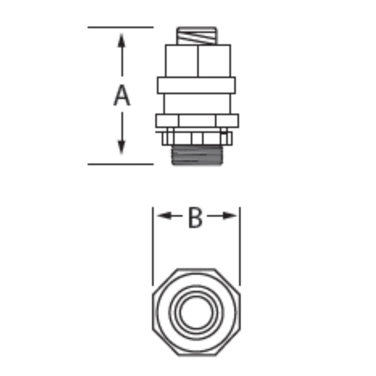 Stainless Steel Straight Flex Connectors