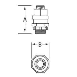 Stainless Steel Straight Flex Connectors