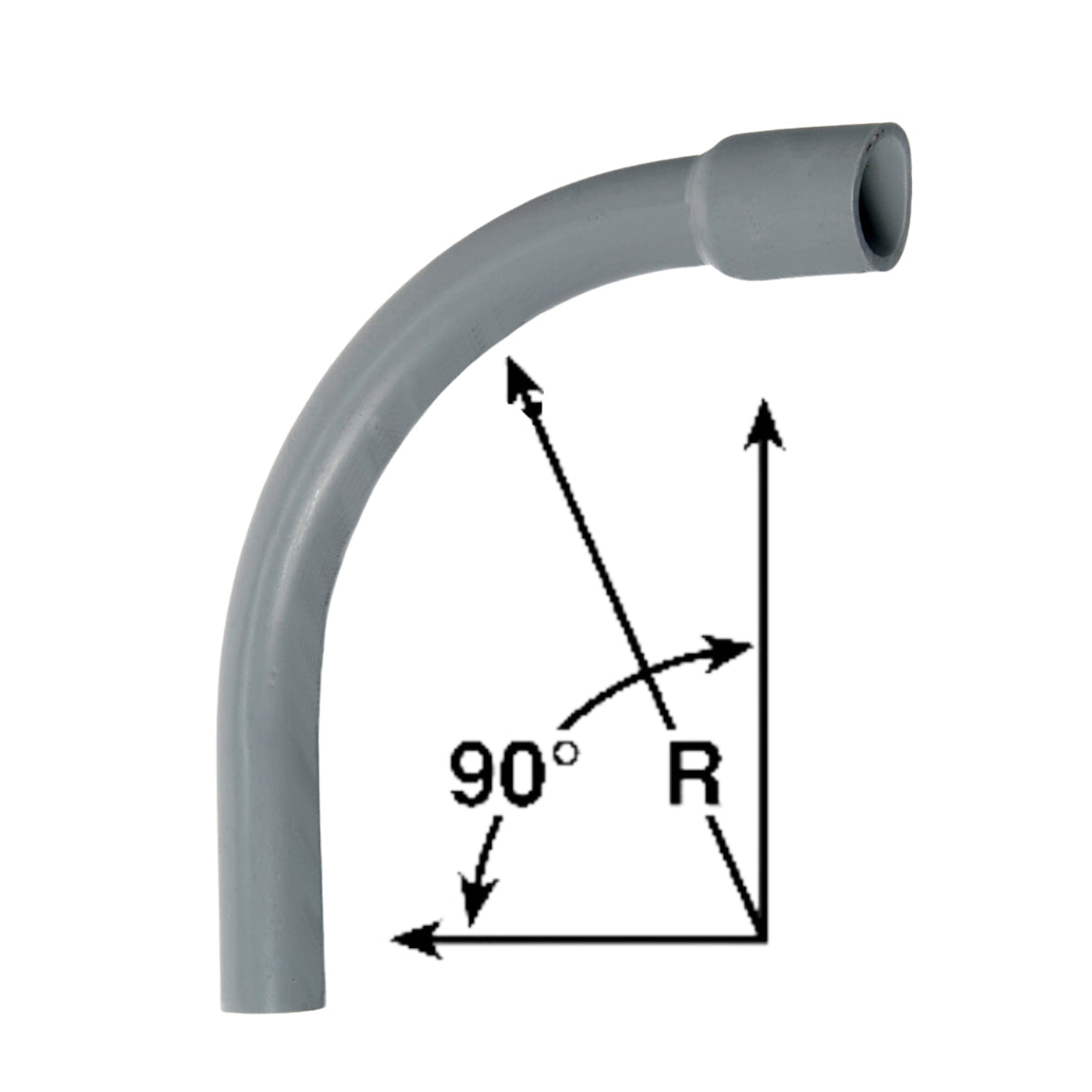 5" Schedule 80 PVC Elbows – 90° Standard Radius