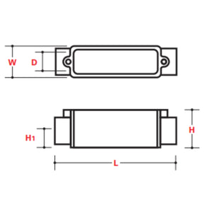 Type C  Conduit Bodies - Above Ground