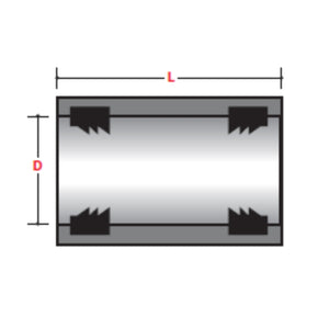 SLEEVE COUPLING WITH GASKET FITTINGS (ID) - BELOW GROUND