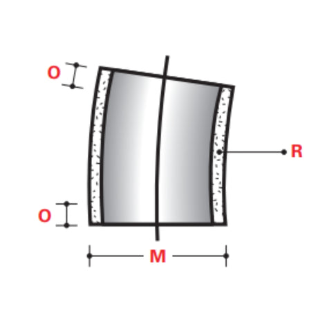 XW 11-1/4° x 60" STANDARD RADIUS ELBOWS - BELOW GROUND