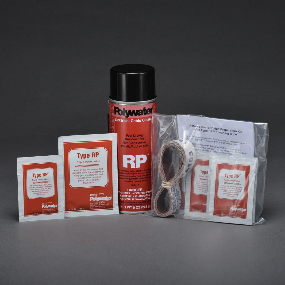 Polywater Type RP Fast-Evaporating Cable Cleaner