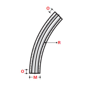 ID 45° x 48" Standard Radius Elbows - BELOW GROUND