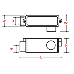 Type LL Conduit Body - Above Ground