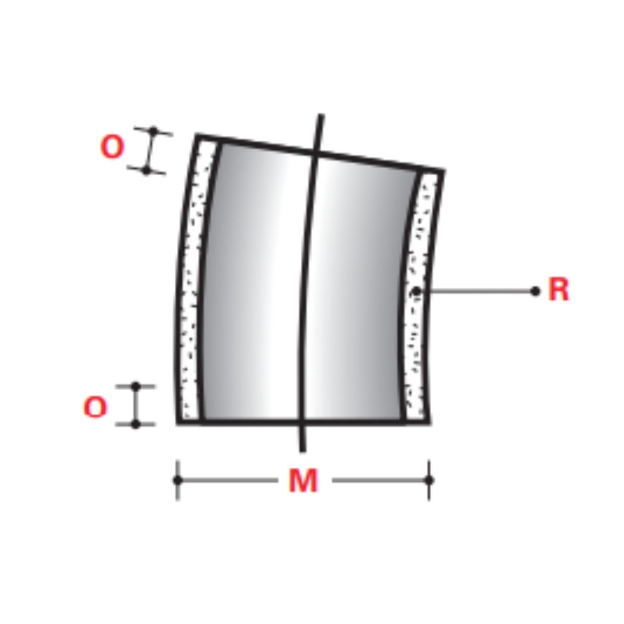 ID 11-1/4° x 24" Standard Radius Elbows - ABOVE GROUND