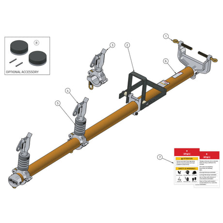 Fibreglass Extension Arm Parts Breakout