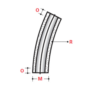 IPS 22-1/2° x 12" STANDARD RADIUS ELBOWS -  ABOVE GROUND