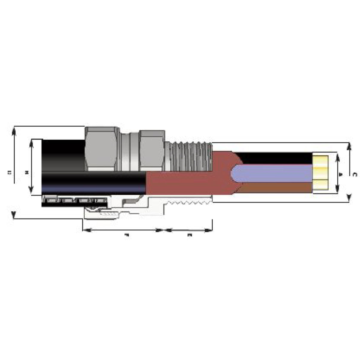 Stainless Steel LTP – EXD Flameproof Barrier Glands