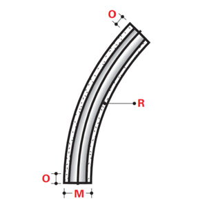 ID 45° x 60" Standard Radius Elbows - BELOW GROUND