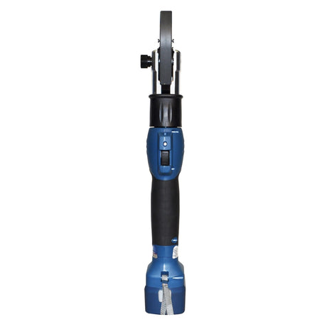 6 Ton Inline Battery-Powered Crimping Tool with Changeable Heads